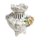 Italian floral vase in Bassano ceramic