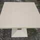 Tolix table in iron / central leg design – 80 x 80 x 80 cm / XXth century