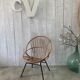 Fauteuil en rotin vintage