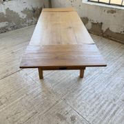Table de ferme extensible en chêne massif