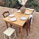 Table de ferme extensible