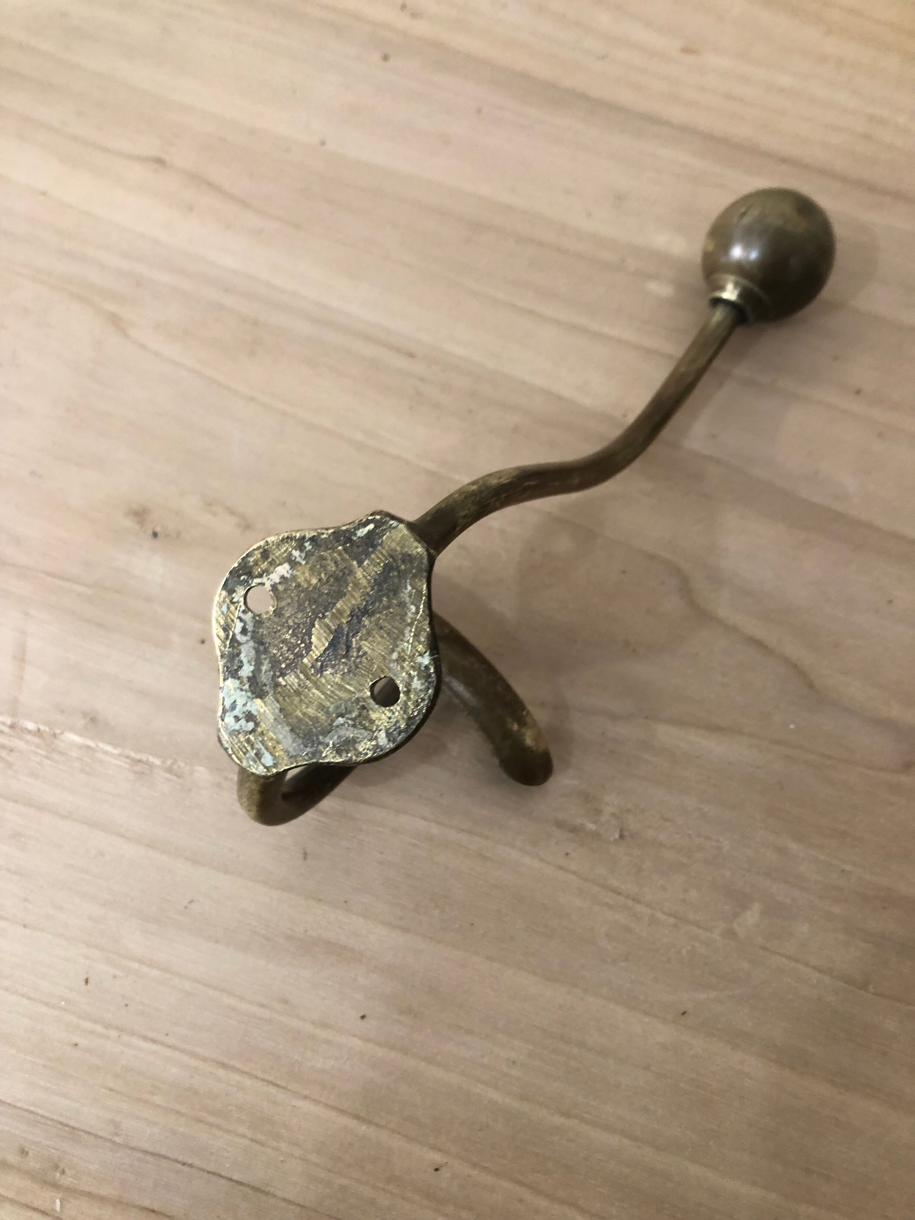 Double brass hook