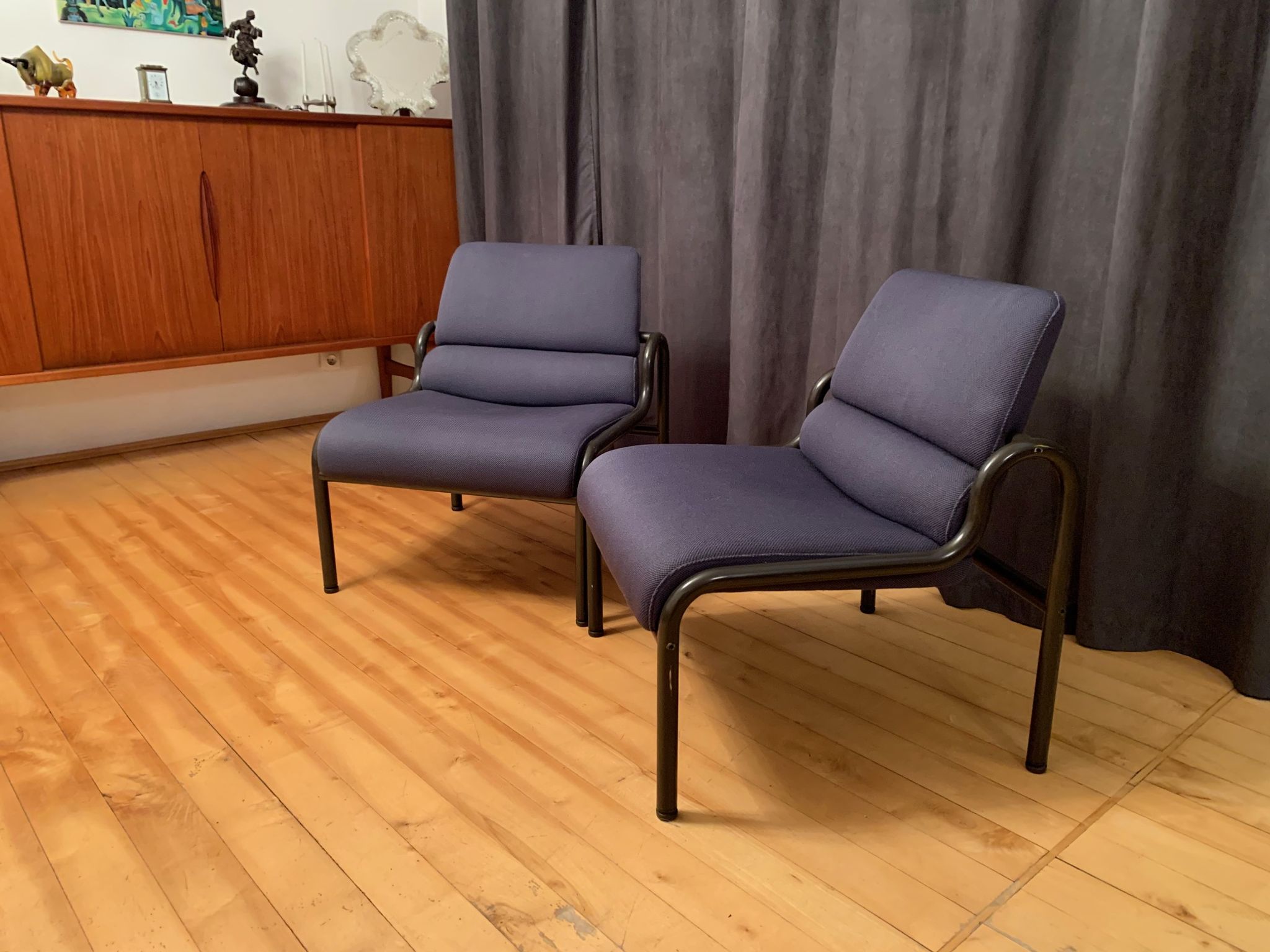 A pair of G30 armchairs by Martin Stoll, Germany, 1980s.
