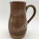 Enameled stoneware pitcher signed Roger Jacques, Stoneware from Puisaye, Nièvre - 1960s