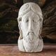 Ancienne tête de Christ de Vézelay en pierre reconstituée