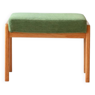 Vintage green footstool