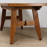 Table de repas de René Gabriel en chêne, 1950