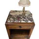 Marble bedside table