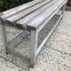 Old wooden school bench
