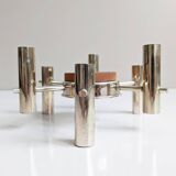 Mid Century Teak Candlestick