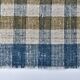 scandinavian kilim 290x190 cm , blue beige and  mustard colour.