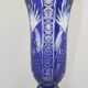 Vase bleu cristallery of lorraine - large model