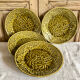 4 plates barbotine Gien