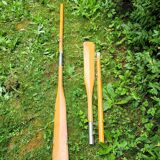 Pair of wooden oars