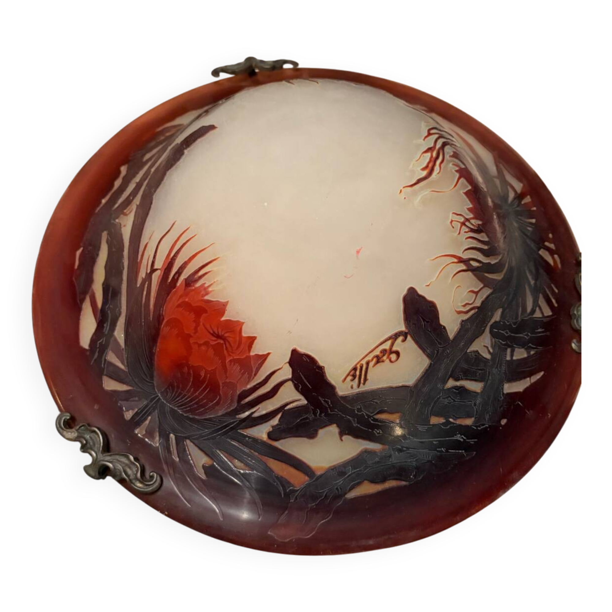 Suspension Émile Gallé