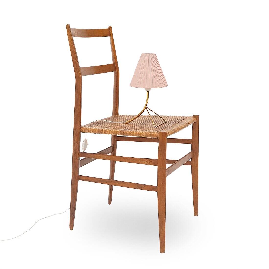 Brass table lamp, 1950s