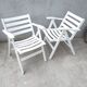 Folding wooden garden chairs Foppapedretti Vintage Italy
