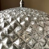 Sea urchin-tipped ceiling lamp with diamond-tipped glass
