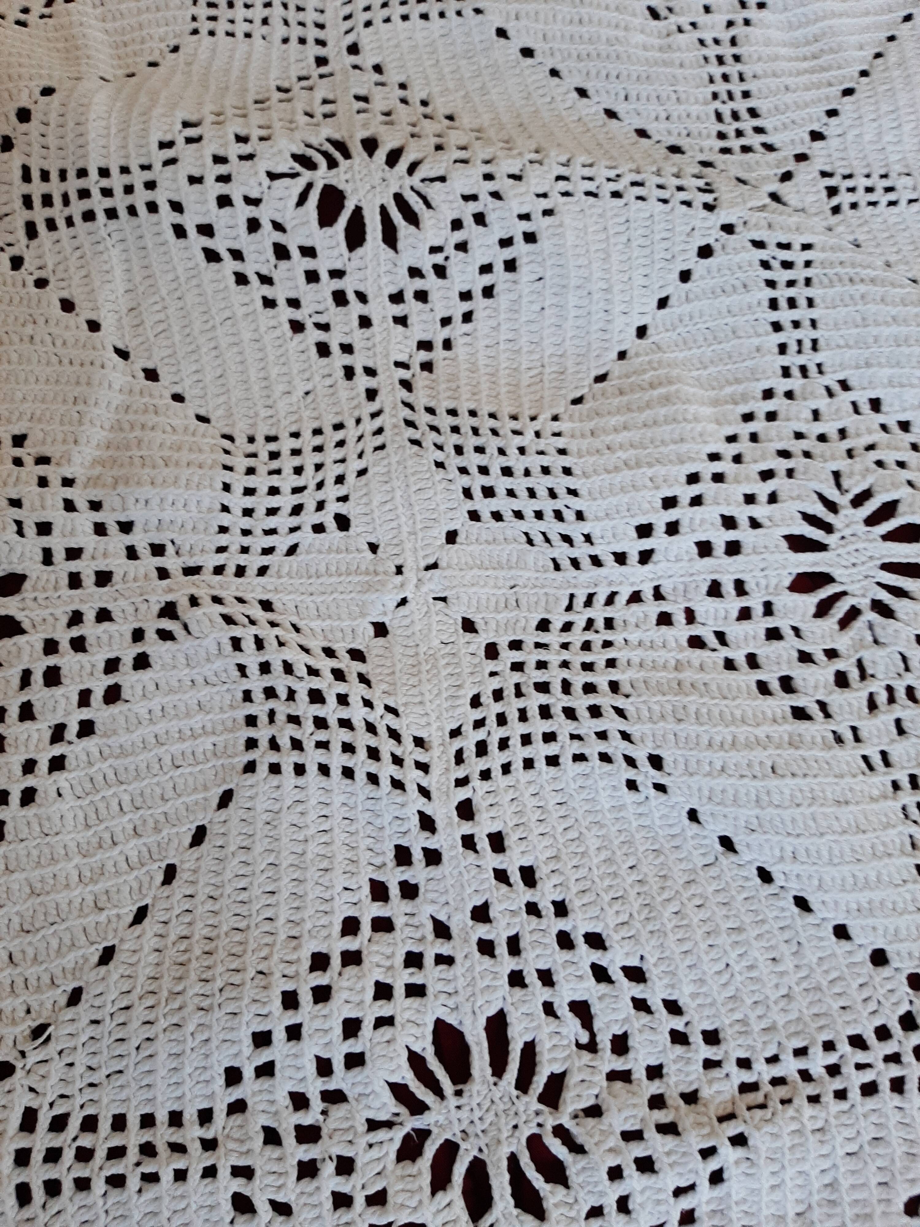 Dessus de lit au crochet