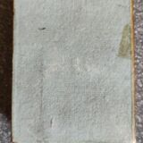 Old rectangular box has fixed under glass