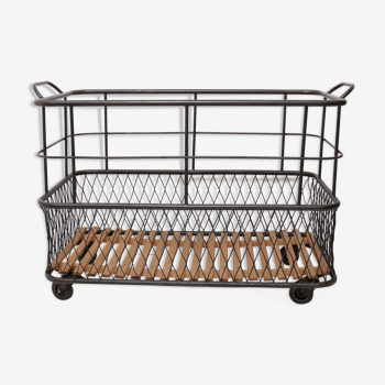 Metal baker's trolley