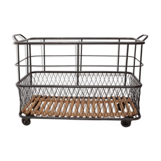 Metal baker's trolley