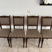 Set of 4 EMPIRE period chairs