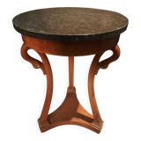 Side table with a swan neck.