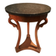 Side table with a swan neck.