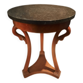 Guéridon d'appoint à col de cygne