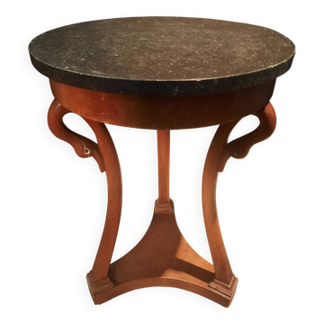 Side table with a swan neck.