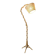 Vintage rattan floor lamp