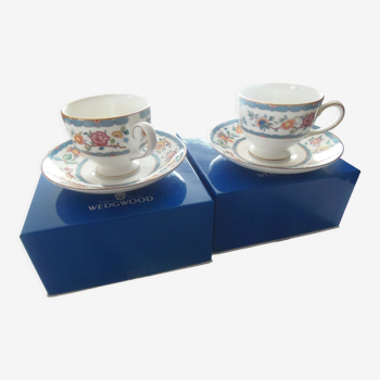 2 tasses et sous tasses thé Wedgwood