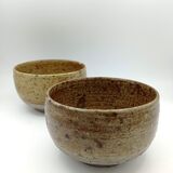 2 stoneware bowls by Charles GAUDRY