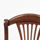 Ensemble de 4 chaises tapissées de style Art Déco pour salle à manger.