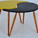 Table basse Ying Yang des années 50