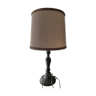 Table lamp with tin foot