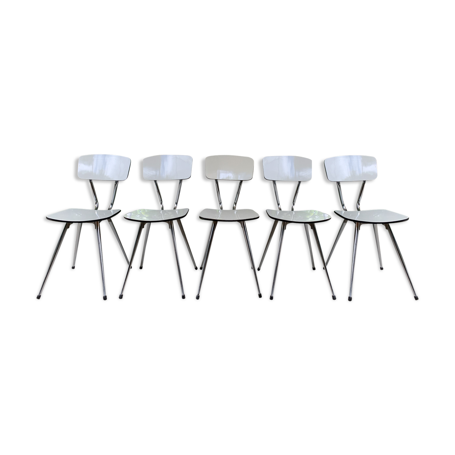 Tublac compass formica 5 chairs