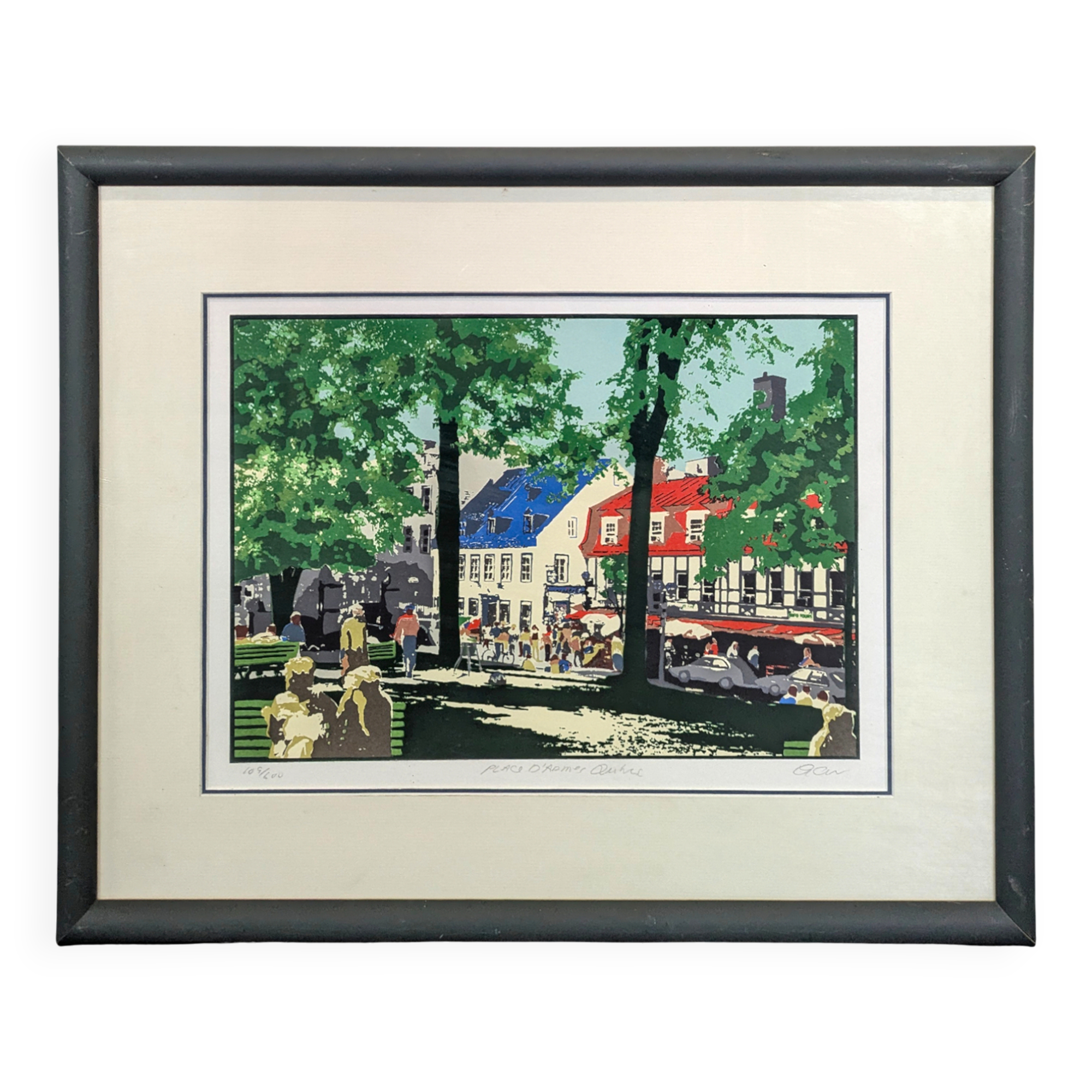 Tableau of Place d'Armes, Quebec