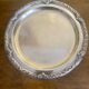 Circular silver metal tray, Victor Saglier 1809-1894