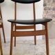 Paire de chaises scandinaves chic vintage