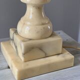 Vintage marble lamp foot