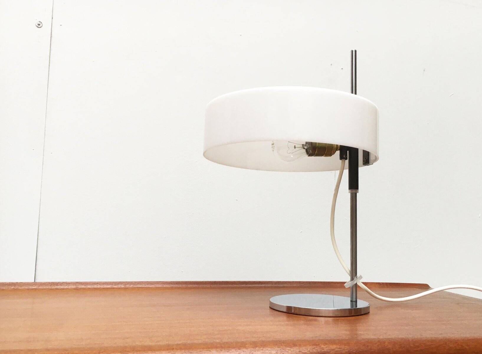 Mid-century German acrylic table lamp by Cosack.