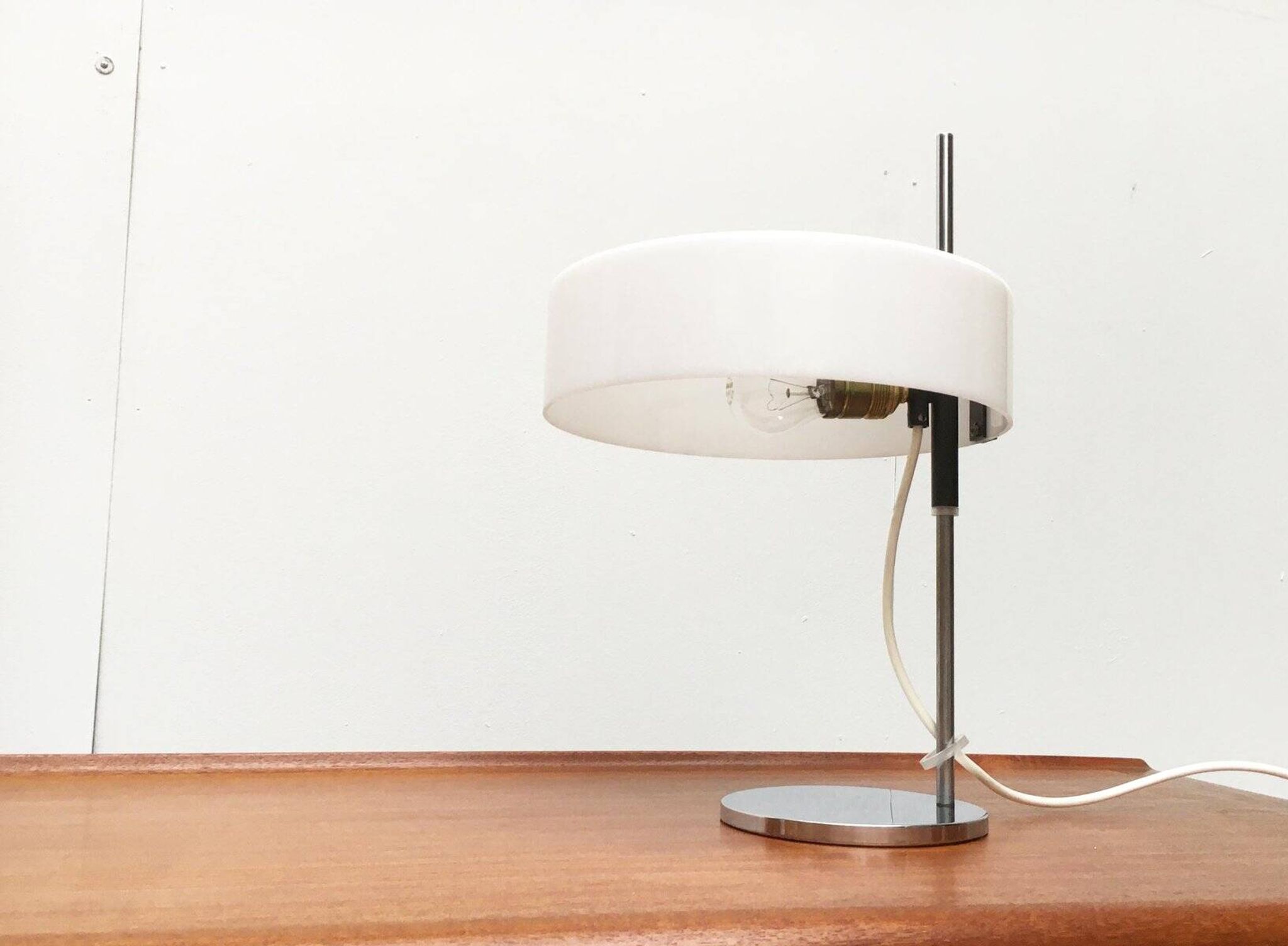 Mid-century German acrylic table lamp by Cosack.