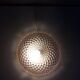 Ceiling light / Wall light - iridescent molded glass with diamond tips - 1970