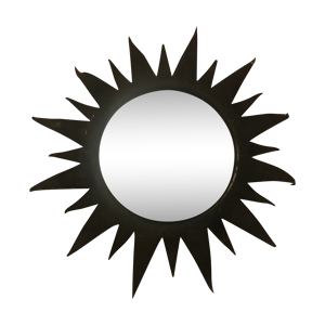 miroir soleil en fer