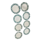 Set of 8 plates