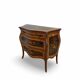Wooden bedroom suite with inlays in mid-century Italian style, by Pacifici Prete, Rome.