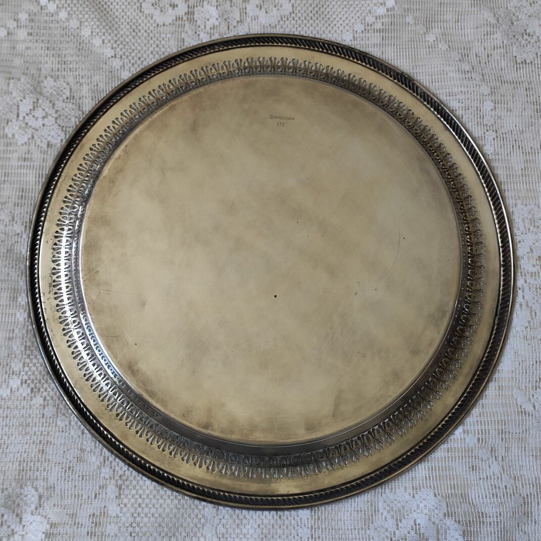 Silver tray