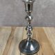 Silver-plated candlestick – vintage classic style